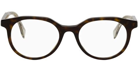 fendi oval glasses|fendi glasses for men.